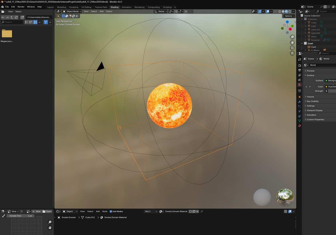 Mode Shader de Blender