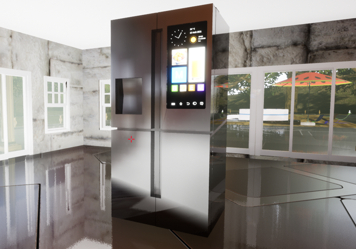 Le frigo à double portes