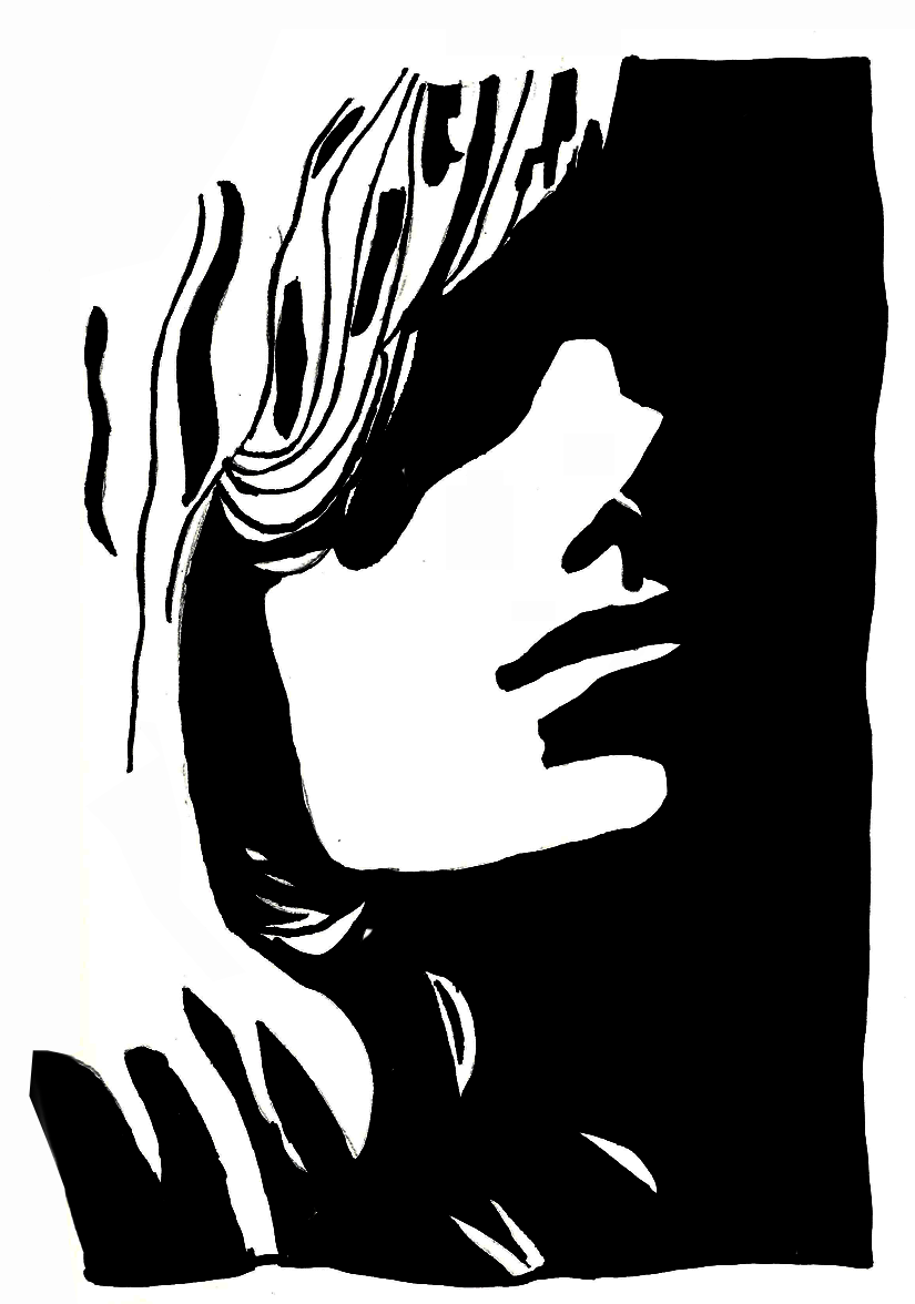 Visage femme contraste 5