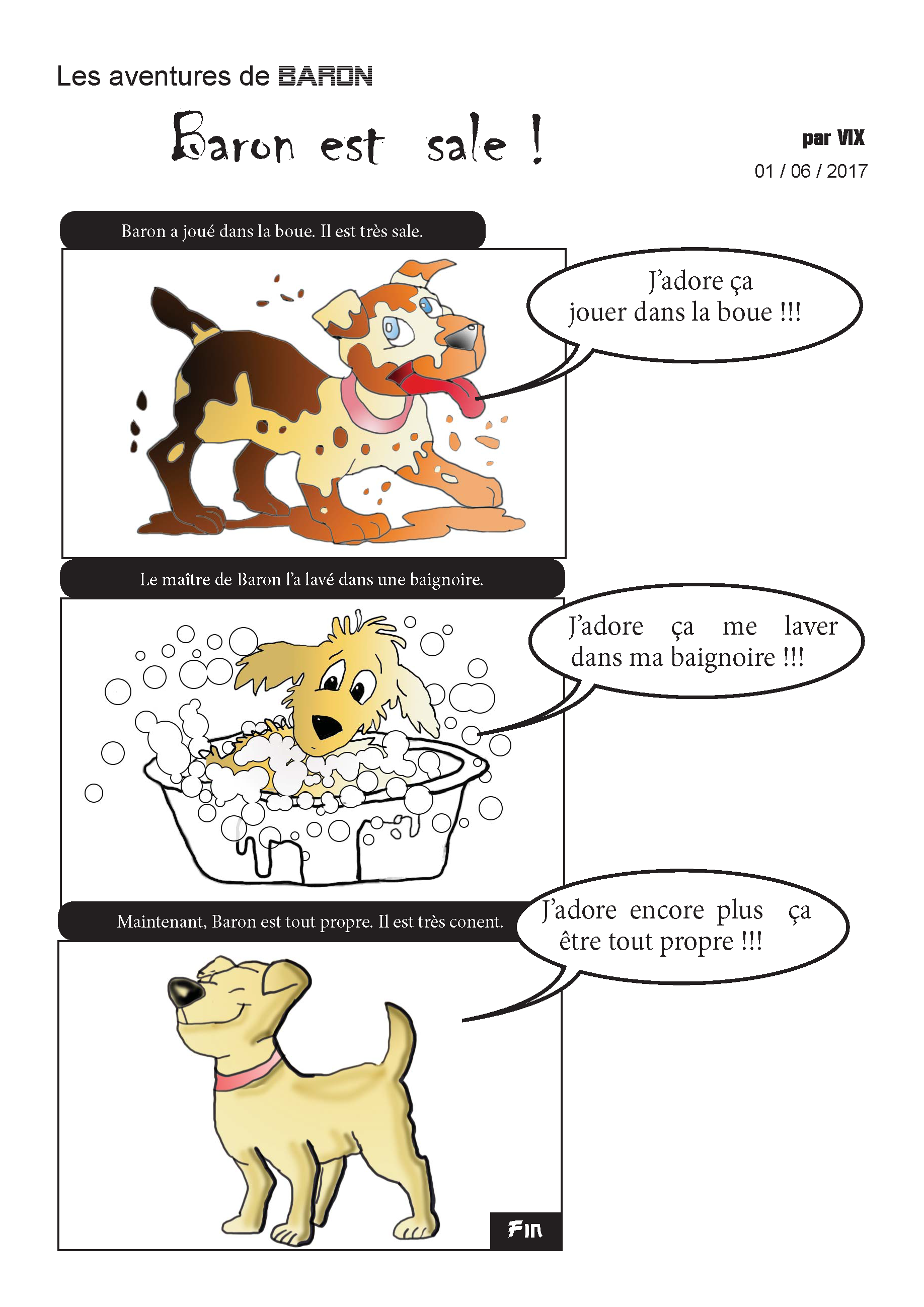 Baron est sale ! (planche 1 de 1)