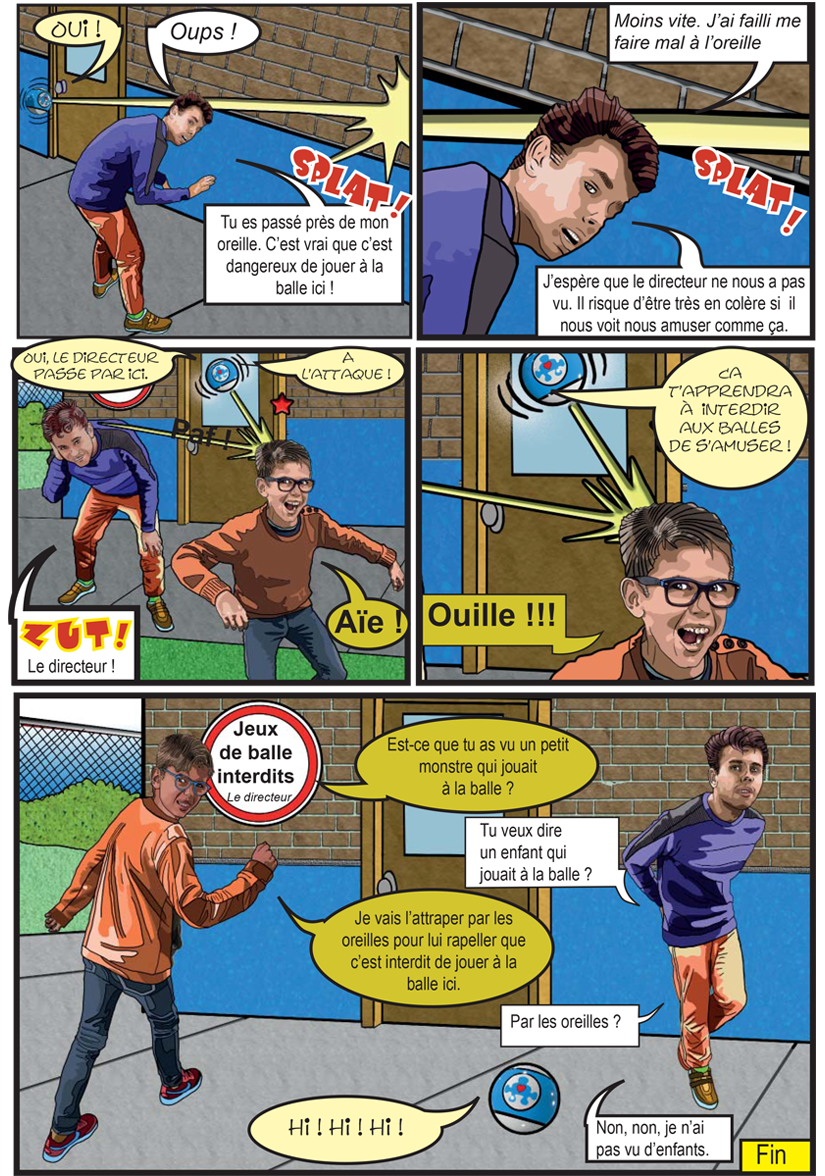 La balle (planche 2 de 2)