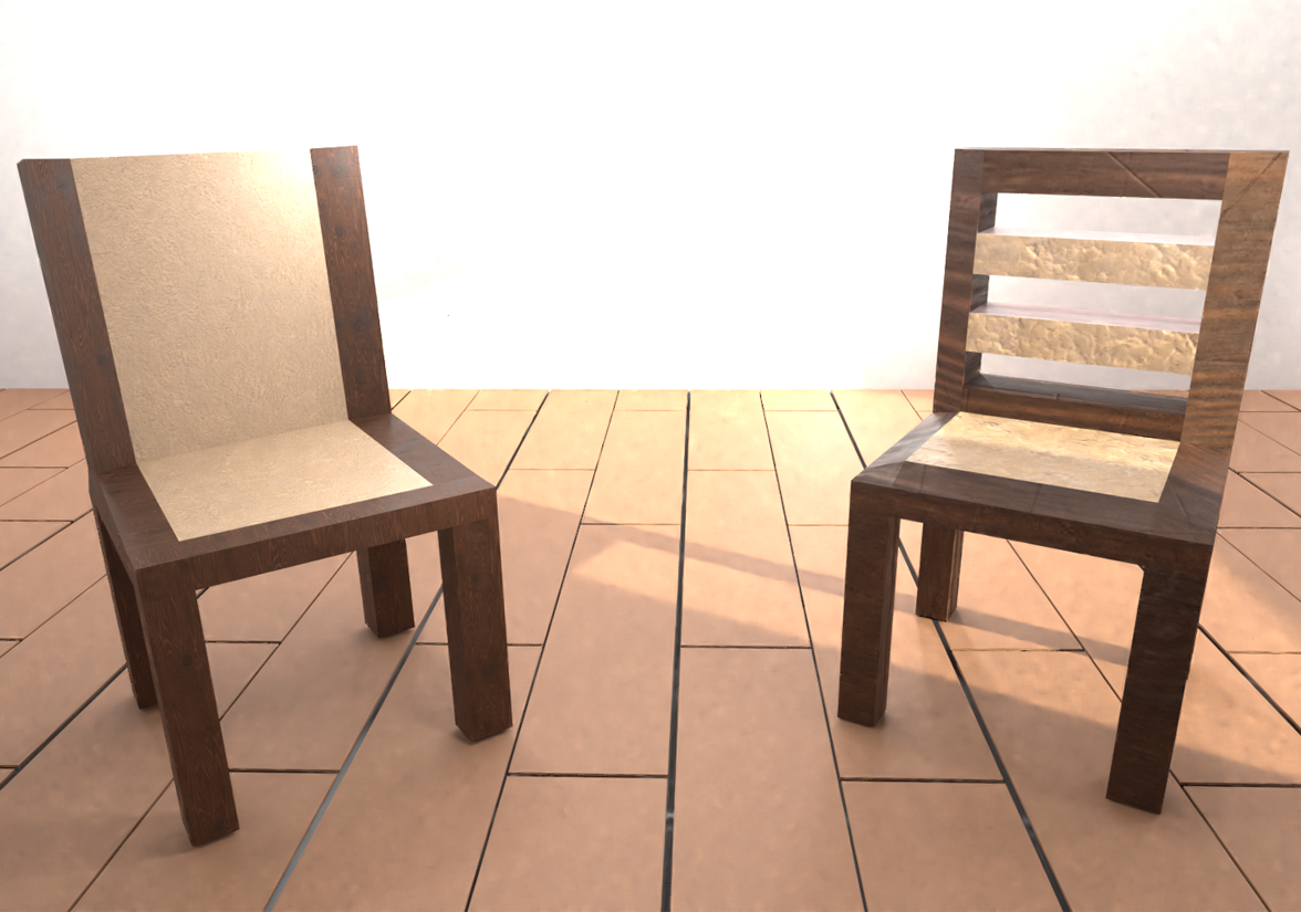 Chaises de la chambre