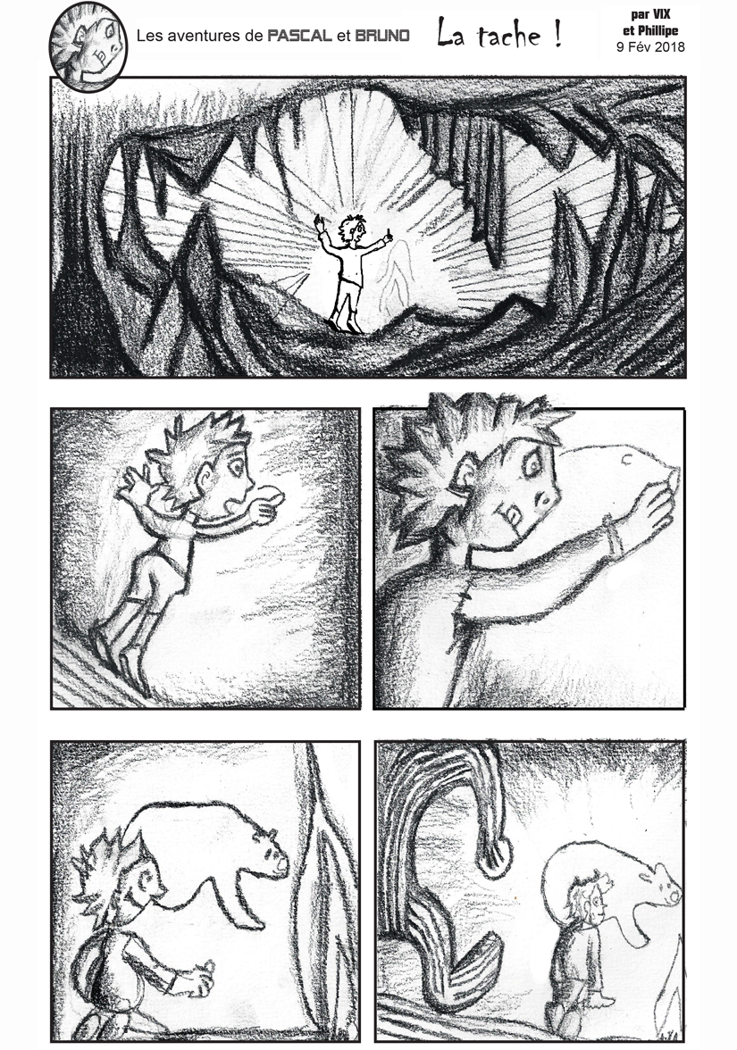 La tache ! (Version Plomb, planche 1 de 2)