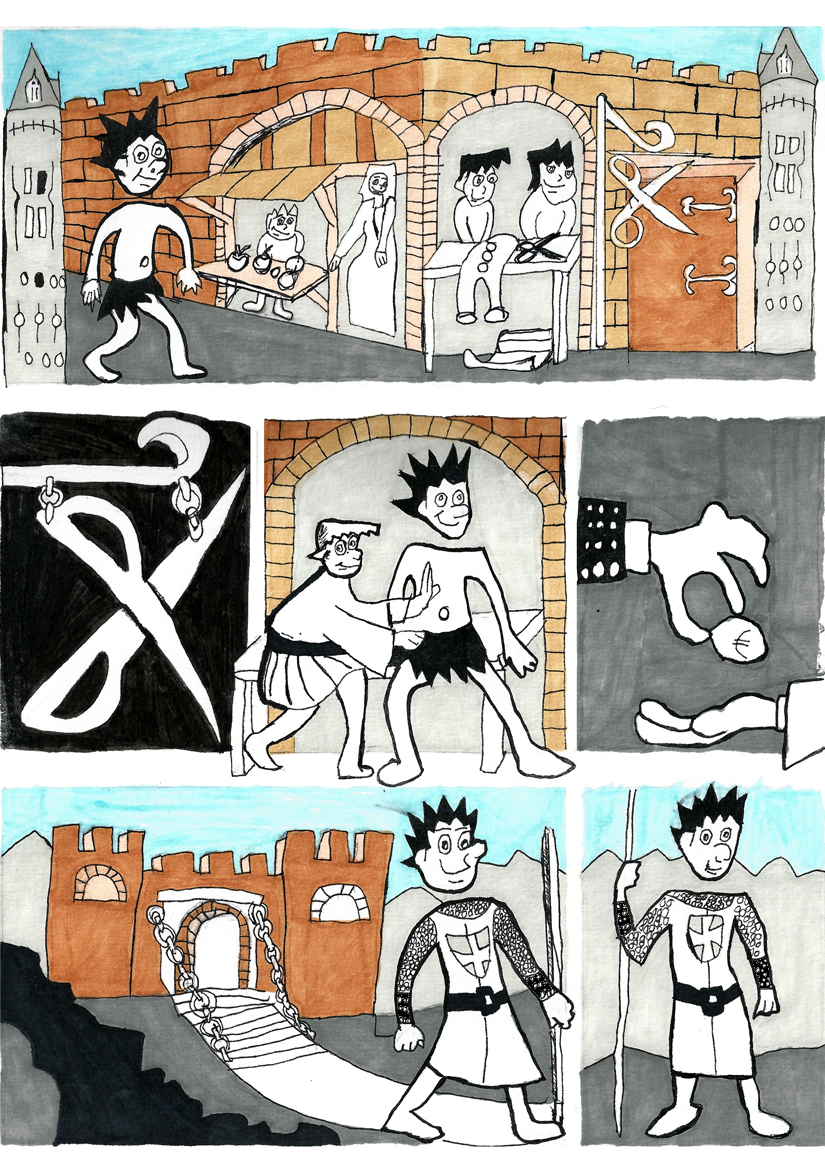 Pascal monte au château ! (planche 2 de 2)