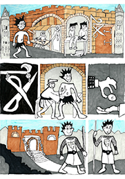 Pascal monte au château ! (planche 2 de 2)