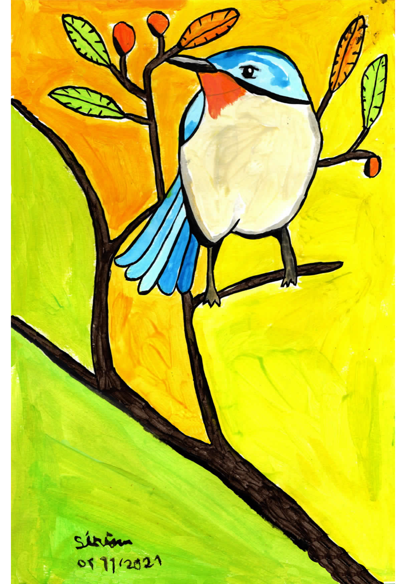 Oiseau sur une branche N° 2
