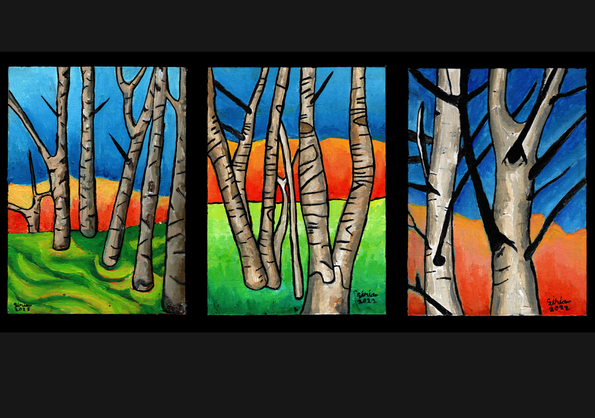 Bouleaux : Tryptique