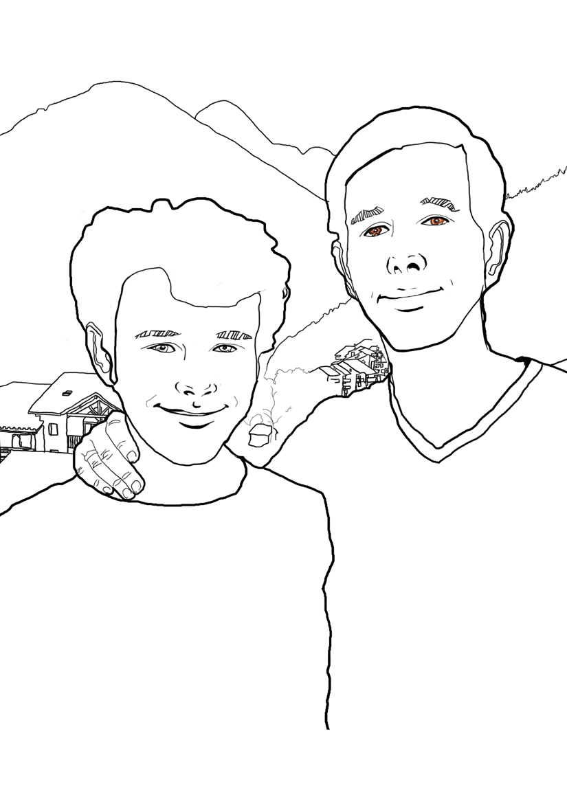 Hugues et Vix 2 (Esquisse)