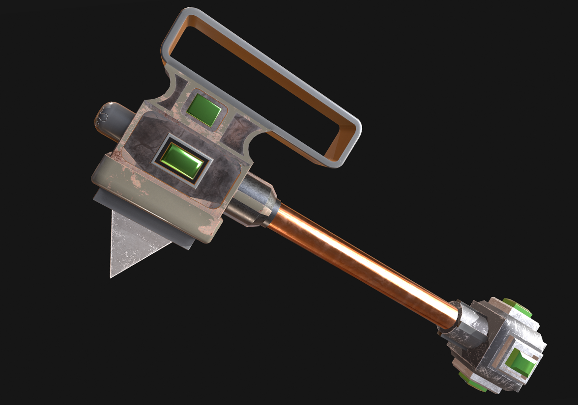 Le marteau en métal