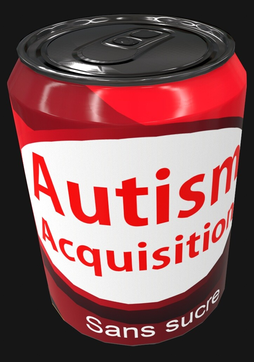 La cannette "AutismAcquisition"
