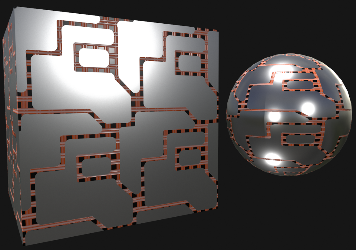 Texture : Mur Metal Rond