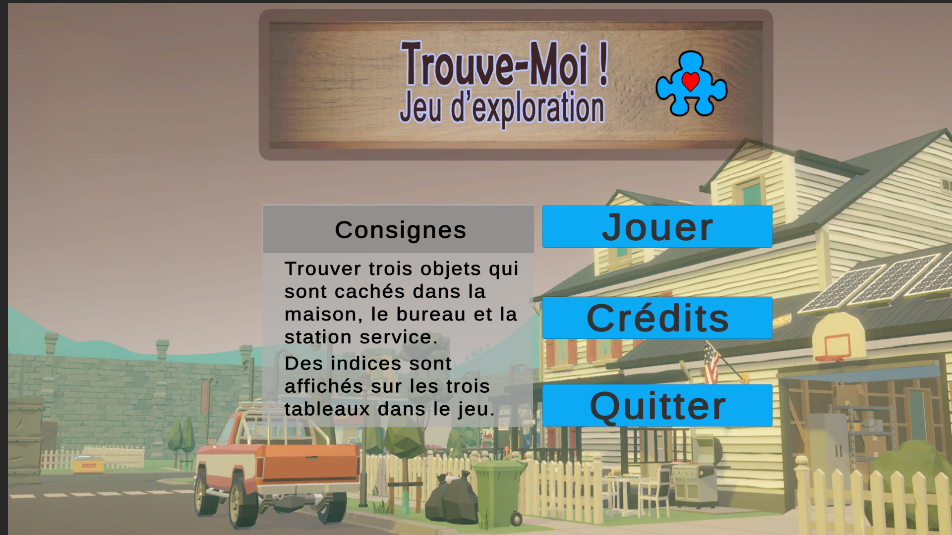 Mini-jeu N°1 : Jeu d'exploration
