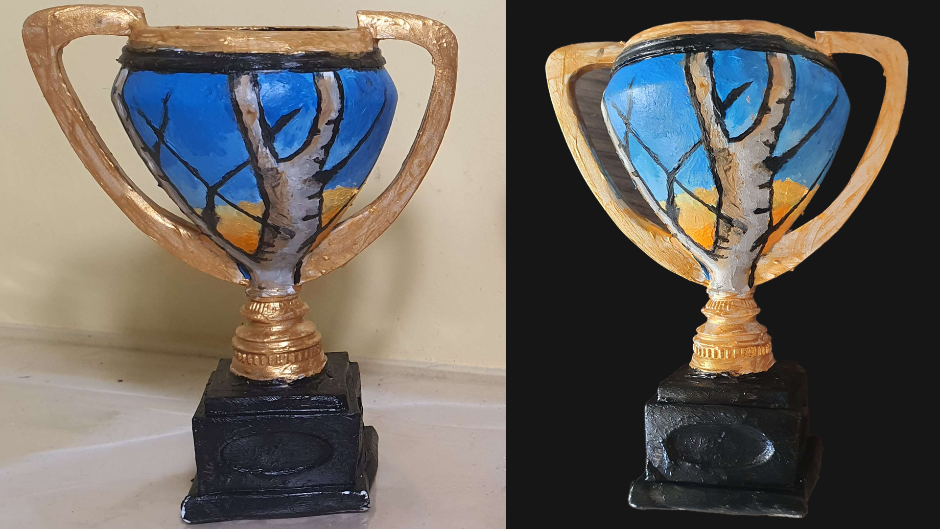 Les trophées peints N°1 : Les arbres