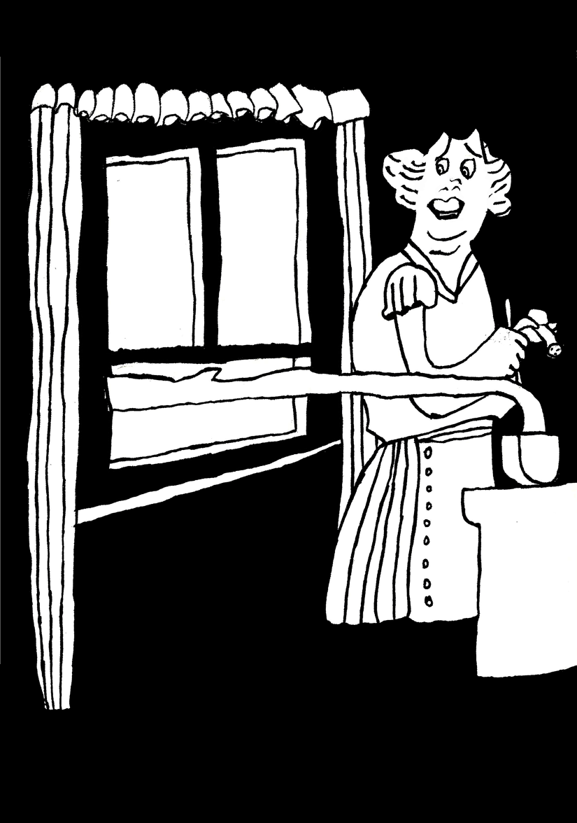 Cuisinière (Dessin)