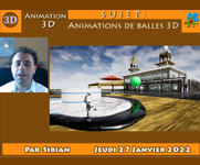 Animation 3D de balles