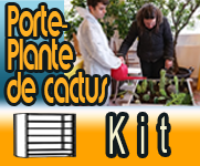 Construction d’un porte-plante pour des cactus