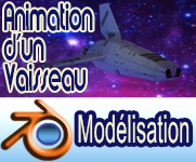 Animation d’un vaisseau spatial