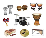 Les instruments de percussions